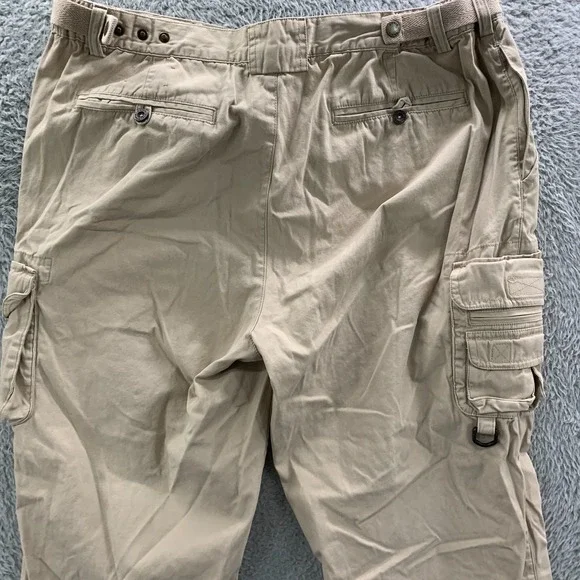 ORVIS Pants Mens 36x29 Measured Cargo Hiking Beige Tag: 38 - Picture 7 of 9